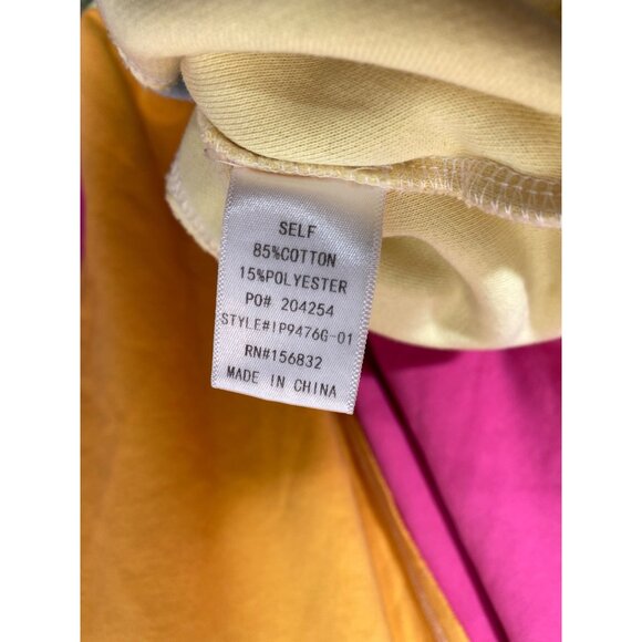 Bibi Women's Color Block French Terry Pullover Sweatshirt Size XL Boutique - Picture 6 of 7